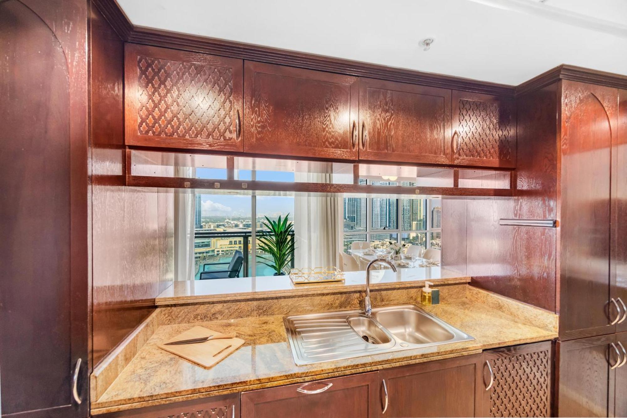 Durrani Homes - Grandiose 5Br Besides Dubai Mall With Burjkhalifa And Fountain View Экстерьер фото