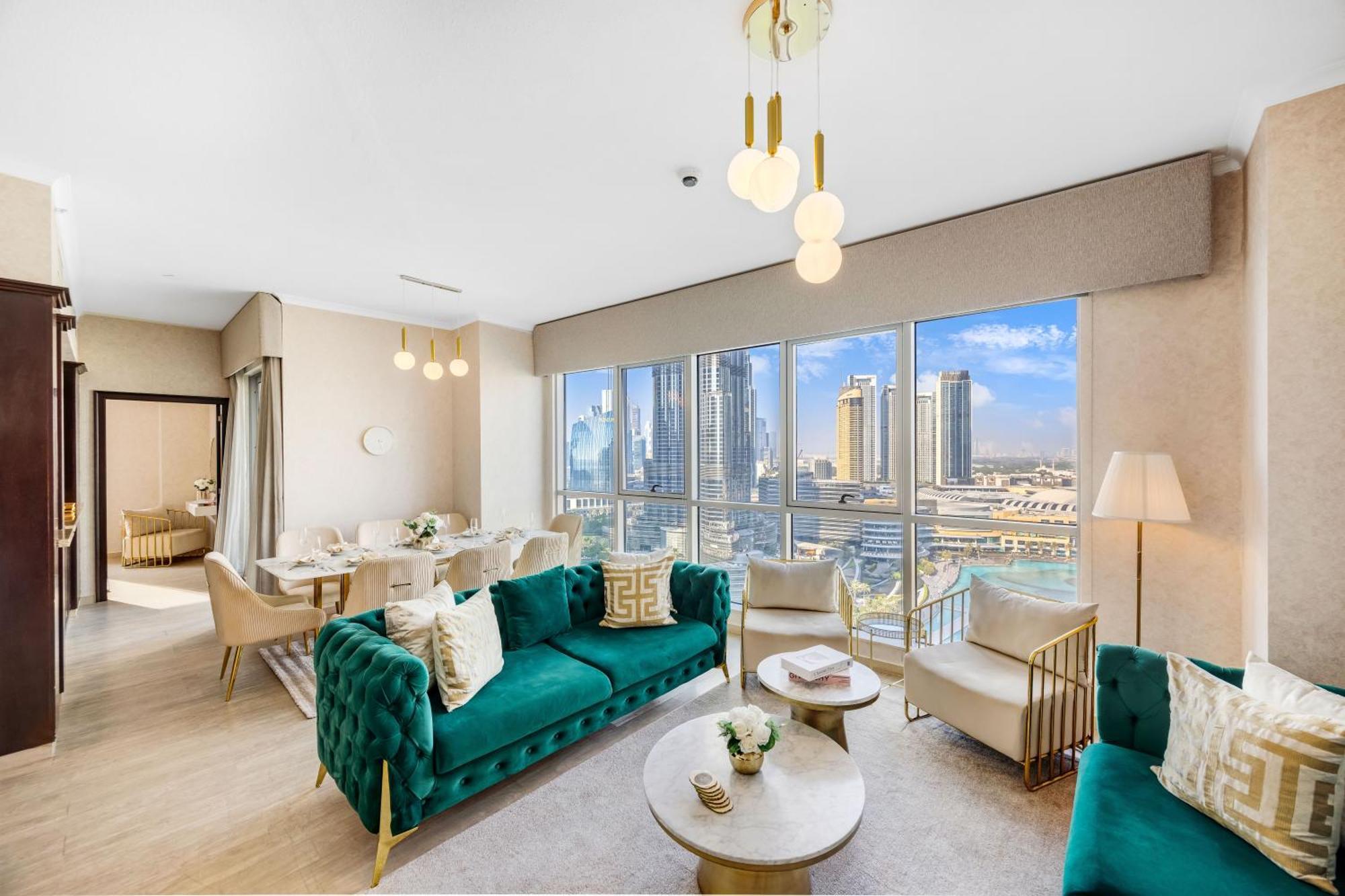 Durrani Homes - Grandiose 5Br Besides Dubai Mall With Burjkhalifa And Fountain View Экстерьер фото