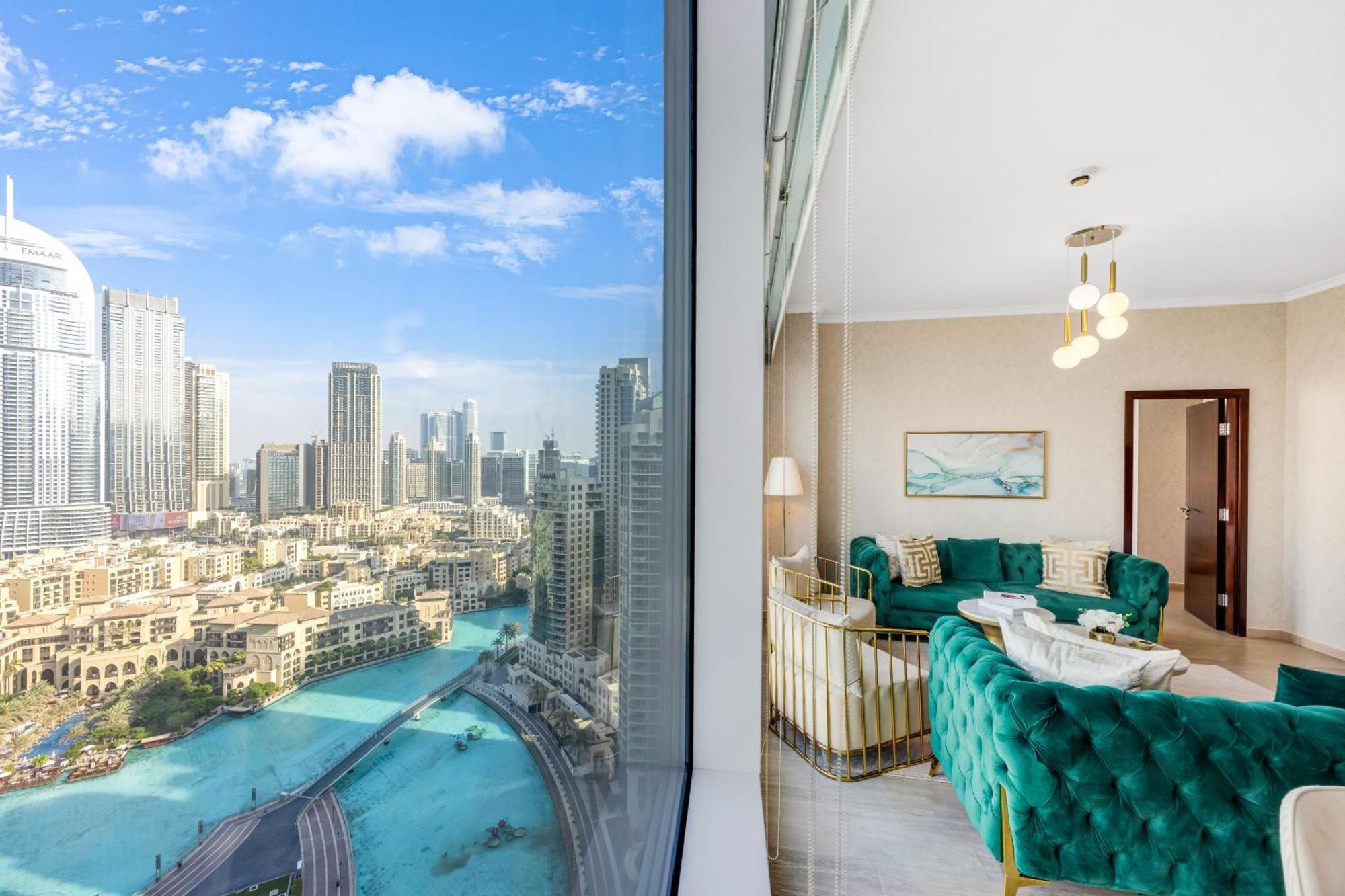 Durrani Homes - Grandiose 5Br Besides Dubai Mall With Burjkhalifa And Fountain View Экстерьер фото